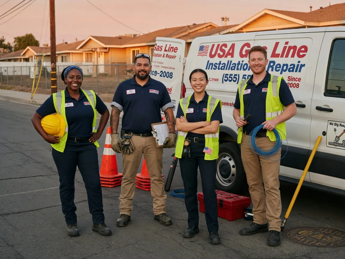 Gas Line Installation company in Sharpes, FL